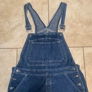 Vintage Denim Bill Blass Overalls Carpenter Shorts